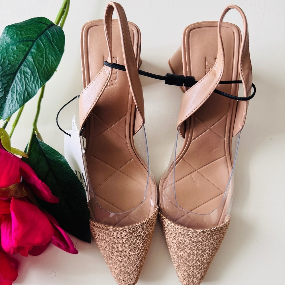 High Heels for Women Chunky Transparent Heel Woman Spring Summer High Heels